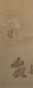 Received Back into the Moon Palace-Taketori (Bamboo Cutter) (from the series Twelve Aspects of the Moon) by Tsukioka Yoshitoshi