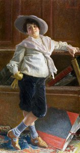 Portrait of young man by Tullio Salvatore Quinzio