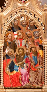 Saints, Detail from Virgin and Child Surrounded by Angels and Saints (detail)