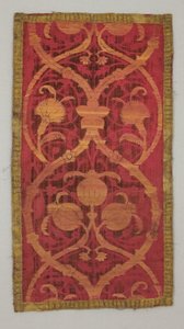 Panel: velvet with voided design by Turkish School