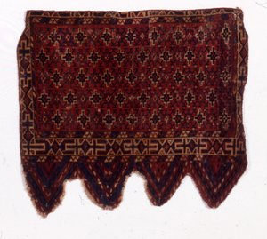 Rare Yomut okbash by Turkmen School