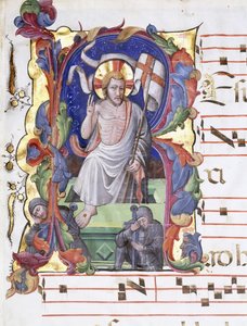 Very Large Historiated Letter 