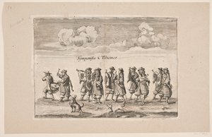 Procession on the Occasion of the Inauguration of Kiel University. Plate 11 by Ubekendt