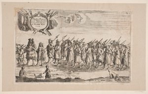 Procession on the Occasion of the Inauguration of Kiel University. Plate 1 by Ubekendt