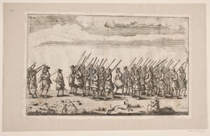 Procession on the Occasion of the Inauguration of Kiel University. Plate 21 by Ubekendt