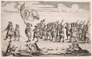 Procession for the Inauguration of Kiel University. Panel 2 by Ubekendt