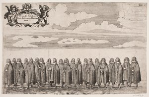 Procession for the Inauguration of Kiel University. Plate 5 by Ubekendt
