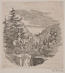 Journey on Mules by Ubekendt