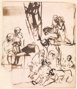 The Lamentation and Two Studies of Mary and the Child by Ubekendt