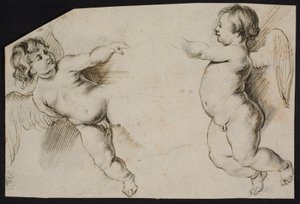 Two Angel Figures