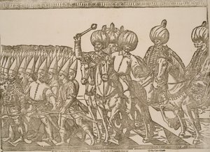 A Turkish Procession by Ubekendt KKSgb6453