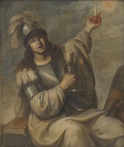 Faith. Allegorical Female Figure by Ubekendt KMS sp 101