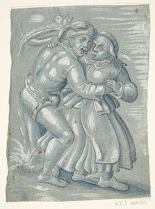A Terrified Couple by Ubekendt Ubekendt