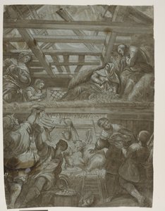 The Adoration of the Shepherds by Ubekendt Ubekendt
