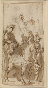 Triumphal Entry of a Roman General by Ubekendt Ubekendt