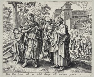 Ahab Rending His Clothes upon Hearing Elijah