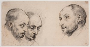 Three Male Heads