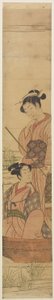 Young Couple in a Boat Beneath the Moon, c.1770-72 by Uchimasa
