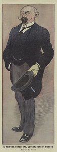 Prince Konrad of Hohenlohe-Schillingsfürst, Austrian Governor of Trieste by Ugo Finozzi