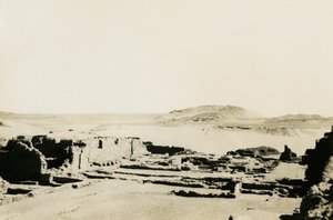 Commercial area in Monastery of St Simeon, Aswan, Egypt