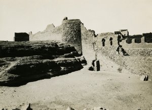 Monastery of St Simeon, seen from southeast, Aswan, Egypt