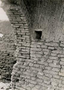 Ruins of Church in Desert, Detail of Pendentive for Dome, Adindan, Egypt