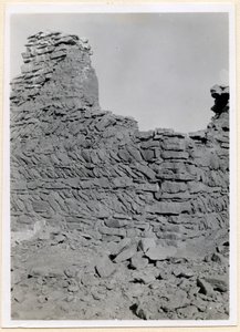 Ruins of southern church, detail of brickwork, Sabagura, Egypt