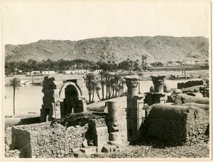 Temple of Osiris, before its restoration, Bigeh island, Egypt