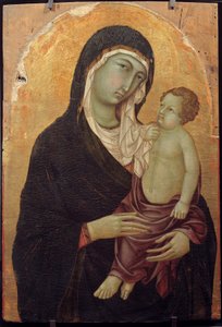 Virgin and Child, Painting on wood by Ugolino di Nerio