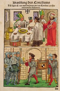 How the Bread and Wine were Distributed to the People during the Council of Constance, from 