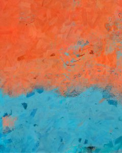 Vibrant Abstract Color Block by Uma Gokhale