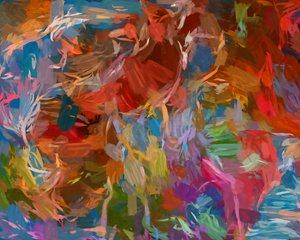 Vibrant Painterly Strokes by Uma Gokhale