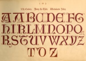 13th Century. Henry the Third. Westminster Abbey, 1862