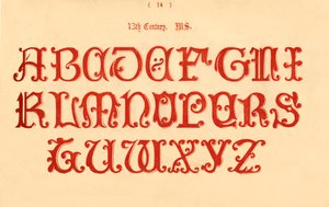 13th Century Manuscript, 1862