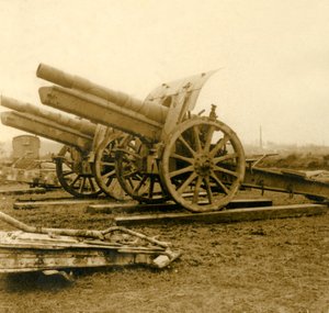155 guns, c1914-c1918