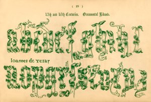 15th and 16th Centuries. Ornamental Riband, 1862