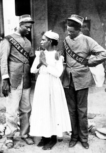 Haitian police before the American occupation in 1917 by Unbekannt