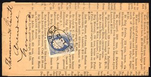 1c Franklin Printed Matter Rate Cover