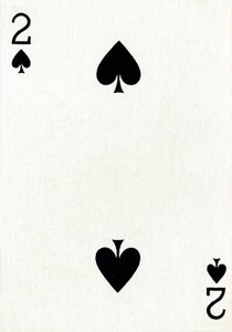 2 of Spades from a Deck of Goodall & Son Ltd. Playing Cards by Unbekannt