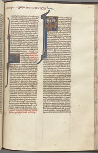 Acts, historiated initial P, the Ascension, c. 1275-1300 (Fol. 463r) by Unbekannt
