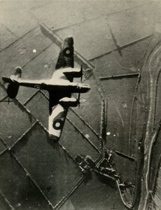 A Blenheim Running Up To Its Target by Unbekannt