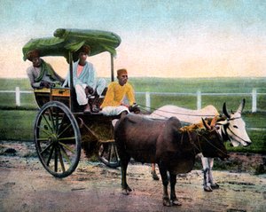A Bombay rickshaw, India, early 20th century