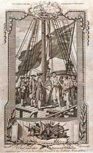 A Chief and Other Natives of O-Taheitee, Visiting Captain Cook by Unbekannt