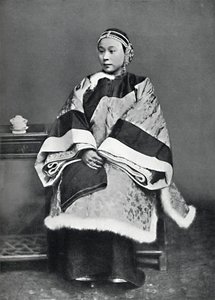 A Chinese lady of high rank in full dress costume
