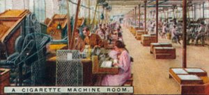 A Cigarette Machine Room by Unbekannt