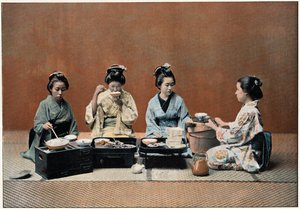 A Dining Room, c1890