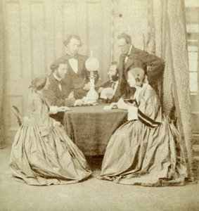 A Game of Cards, 19th Century by Unbekannt