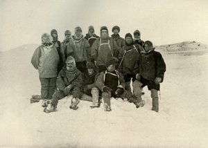 A Group of the Shore Party at the Winter Quarters, c1908, 1909