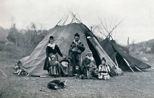 A Lapland Encampment, 1912 by Unbekannt