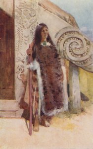 A Maori Chieftainess by Unbekannt